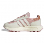 Adidas Originals Retropy E5 Suede Madingi Retro Neslystantys Patvarūs Žemi Laisvalaikio Batai Moteri&scaron;kas Sportbačio White Pink JH7202 38
