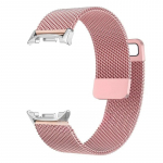 Milano apyrankė Samsung Galaxy Watch 8 40mm 44mm 8Classic 46mm laikrodžiams, magnetinis metalinis dirželis Galaxy Watch Ultra 2025 47mm laikrodžiui Galaxy Watch 8 44mm rožinės rožinės spalvos