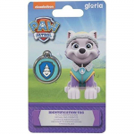 Collier - THE PAW PATROL - Everest - Taille M - Multicolore - Badge d'identification gryna