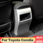 Skirta Toyota Corolla 2022 E210 ABS anglies dioksido automobilio salono galinio porankio oro i&scaron;leidimo angos apdailos skydelio dangtelio priedams B Silver