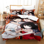 Kitas patalynės komplektas Vieno Dviviečio Pilno Karali&scaron;ko dydžio lovos komplektas Suaugusiam Vaikui Miegamojo Antklodės užvalkalų komplektai 3D spaudos Anime paklodžių komplektas EU Single(135*200cm)3pcs