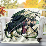 1 vnt. Zoro, &bdquo;OnePiece&ldquo; tematikos flanelės pledas - 3D spausdintas mink&scaron;tas &scaron;iltas, visų sezonų lengvas pledas stovyklavimui, kelionėms, lovai-080742 130x150cm white