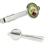 Norwich Terrier - tie clip in a box, stylish tie, personalized jewelry from the Art-Dog brand white