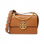 TORY BURCH TB Miller Atsegama delninė Karvės odos Kryžinė peties rankinė Maža moteri&scaron;ka Ruda Basic Set (Bag + Dust Bag) ruda