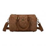 Jordan Monogram Series &Scaron;achmatinė Dirbtinio Suede Kibiro formos Boston krep&scaron;ys Unisex krep&scaron;iai &Scaron;viesiai rudas JD2533091AD-001 Light Brown