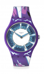 Swatch New Gent GOHAN X Kvarcinis dirželis Laikrodis, Violetinis, violetinė