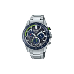 CASIO vyri&scaron;kas EDIFICE mėlynas laikrodis EFS-S580AT-1A EFS-S580AT-1A Blue Dial gray