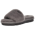UGG Moteri&scaron;kos Cozette Suede Wool Lined Slide &scaron;lepetės Anglies spalvos 1100892-CHRC 36