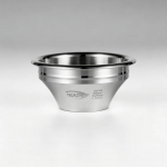IKAPE Keičiamo skersmens Espresso Portafilter Filtro Krep&scaron;elis Tikslus Auk&scaron;tas Ekstrakcijos Lygis 54mm/58mm Be dugno Portafilter'iui white