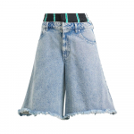adidas Originals KSENIA SCHNAIDER Džinsiniai &Scaron;ortai Mėlyni Unisex IU2470 27