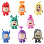 8 vnt./daug Oddbods animacinis 18cm Fuse Jeff Newt Odd ZEE Bods mink&scaron;tas pliu&scaron;inis žaislas lėlė vaikams dovanoms PP medvilnė namų dekoravimas 18cm