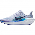 Nike Pegasus 41 Patogūs Neslystantys Dilimui Atsparūs Žemi Vaikų Bėgimo Bateliai Pilki Mėlyni FN5041-004 38.5