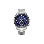 Citizen Eco-Drive serijos daugiafunkcis radijo bangomis valdomas laisvalaikio verslo laikrodis Vyri&scaron;ki laikrodžiai Mėlynas AT8218-81L Regular Watch Box,Blue Dial