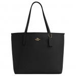 Coach City 33 Logotipo Spaudė Odinė Rankinė Moteri&scaron;ka tote Juoda CR111-IMBLK Gift Box Set (Basic Set+Yellow Box) black