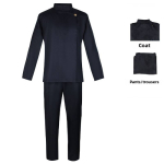 Jujutsu Kaisen Satoru Gojo Pilnas Kostiumas Cosplay Renginiams Ir Anime Gerbėjams 3XL tamsiai mėlyna spalva