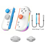 Magnetinis belaidis valdiklis, skirtas Switch 2, vieno mygtuko įjungimas, RGB ap&scaron;vietimas, Hall tipo 3D vairasvirtė, Turbo žaidimų pultelis, programuojamų nugarėlės mygtukų rinkinys