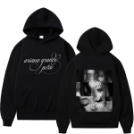 Ariana Grande Albumas Petal 2026 Spausdintas Hoodie Vyrams Moterims Vintage Megztiniai Ilgomis Rankovėmis Laisvas Estetinis Trend Megztinis Gatvės Stilius XXXL black
