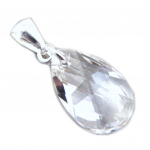 Les Tr&eacute;sors De Lily [G1606] - Pendentif Argent 'Linda' blanc