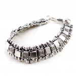 Les Tr&eacute;sors De Lily [H7498] - Bracelet Cr&eacute;ateur 'Kilimanjaro' argent&eacute; sidabras