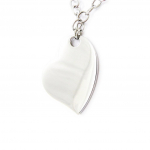 Altesse [I2895] - Collier acier 'Calypso' love turquoise