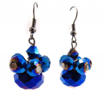 Les Tr&eacute;sors De Lily [J6705] - Boucles Cr&eacute;ateur 'Mineralia' bleu