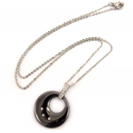 Les Tr&eacute;sors De Lily [K9352] - Collier cr&eacute;ateur 'Sissi' acier c&eacute;ramique