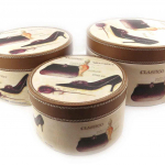 Les Tr&eacute;sors De Lily [J7522] - Set de 3 malles bois 'Belle Epoque' beige marron