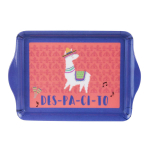 Les Tr&eacute;sors De Lily [Q1193] - Petit Plateau 'Lama Mania' violet (despacito) - 20. 5x14 cm violetinė