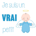 Les Tr&eacute;sors De Lily [Q2013] - Planche de stickers 'Messages' ('Je suis un vrai petit Ange') - 50x70 cm mėlyna
