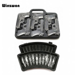 2 vnt./rinkinys Pistoleto kulkos formos ledo kubelių gaminimo ma&scaron;inėlė silikoninė ledų formelė pasidaryk pats ledo kubelių padėklas virtuvės baras 2pcs juoda