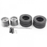 2 VNT. Modelio Automobilio Sunkvežimio Galinis Galinis Rato Padanga Padanga 1:24 Mastelio Ratlankis Bagis PASIDARYK pats 4,5 cm