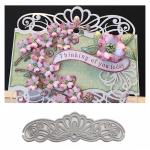 FLH nėrinių dekoravimo pjaustymo &scaron;tampai &bdquo;pasidaryk pats&ldquo; i&scaron;karpų albumo popierinės kortelės albumas, rankdarbių trafaretas sidabras