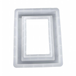 Dervos kri&scaron;tolinis epoksidinis liejimo formos stačiakampis nuotraukų rėmelis Dekoracijos Liejimas silikoninė forma &bdquo;Pasidaryk pats&ldquo; amatai, papuo&scaron;alai, kūrimo įrankiai