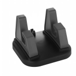 VAORLO 360&deg; automobilio telefono laikiklis Mink&scaron;tas silikoninis neslystantis kilimėlis Mobiliojo telefono tvirtinimo stovai Palaiko automobilio GPS prietaisų skydelio laikiklį pilka spalva