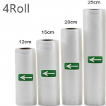 Vakuuminiai mai&scaron;eliai Roll Namų virtuvės saugykla maistui Vakuuminis sandariklis 12/15/20/25/28/30*500CM Pakavimo mai&scaron;eliai Plastikinių mai&scaron;elių sandariklis be BPA 6Pcs