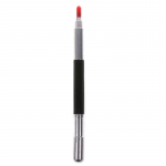 Dvipusis a&scaron;trus volframo plieninis antgalis, spaustukas, keramika, stiklo korpusas, metalo konstrukcijos žymėjimo įrankiai juoda