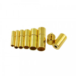 10vnt/stal. Metaliniai magnetiniai užsegimai apvalūs odiniai laidai apyrankės karoliai galų dangteliai jungtys, skirtos &bdquo;pasidaryk pats&ldquo; papuo&scaron;alų radiniams, reikmenims 5mm