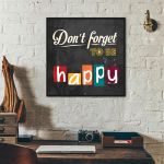 WCIC New Art Cloth Įkvepiančios anglų kalbos įkvepiančios frazės Įžymybių citatos Dekoratyvinė tapyba Namų sienų apdaila Pakabinama tapyba 30*30cm