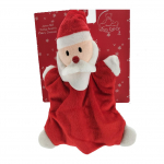 Doudou b&eacute;b&eacute; p&egrave;re Noel - Doudou marionnette pour b&eacute;b&eacute; unique raudona