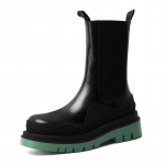 Moteri&scaron;ki natūralios odos stora apačia pavasariniai rudeniniai viduriniai batai Batai elastiniai kovos batai 38 žalia