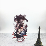 Žaidimas Anime Demon Slayer Blade Nidou Tanjiro Akrilinis Cosplay Stovas Akrilo figūrų stovas Dažytas Stalo dekoro Ornamentas Dovana