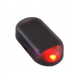 Automobilių signalizacijos sistema, saulės energija manekeno automobilio signalizacijos LED lemputė imituoja pavojaus signalo blyksnius žibintus