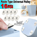4/8/12/16 vnt. pastos skriemulys, pastos tipas universalus skriemulys, pasidaryk pats, lipnūs mini ratukai, 360&ordm; laikymo dėžutės priklijuojami ratai 4PCS/Pack