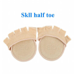 EiD Orthopedi Inserts Hallux Valgus Corrector Pad Five Toes Separator Silikono priekinės pėdos pagalvėlės Big Toe Medvilniniai vidpadžiai Pagalvėlė