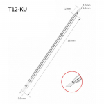 T12 elektriniai lituoklio antgaliai T12-K B2 Bc2 Ils Jl02 D24 Kf, skirti Hakko Fx951