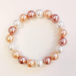 Les Tr&eacute;sors De Lily [R8488] - Bracelet de perles 'Perla' rose - 10 mm ry&scaron;kiai rožinė