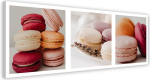 Feeby Canvas print, Sweet macaroons set
