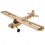 Dancing Wings Hobby S0801 Balsa Wood RC Airplane 1,2M Piper Cub J-3 nuotolinio valdymo lėktuvo rinkinys