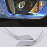 Automobilio priekinio rūko žibinto lempos rėmas lazdelė ABS chromuota apdailos panelė rėmas gaubtai antakiai 2 vnt. Honda Fit Jazz 2014 2015 2016 Style 3 black