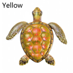 1 vnt Vandenyno metalinis vėžlys Vidinis lauko gyvenamasis kambarys Spalvinga kabanti skulptūra Geležinis menas Sienos dekoras Namų sodas Balkonas geltona